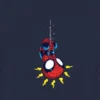 Camiseta con estampado clásico retro de Spider-Man para niños pequeños