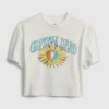 Camiseta con estampado de banda para adolescentes