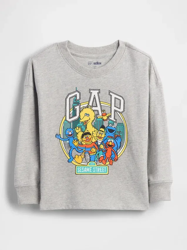 Camiseta con estampado de Barrio Sésamo para bebés y niños pequeños