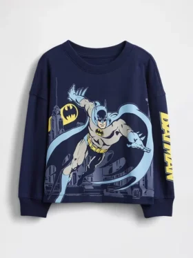 Camiseta con estampado de Batman para bebés y niños