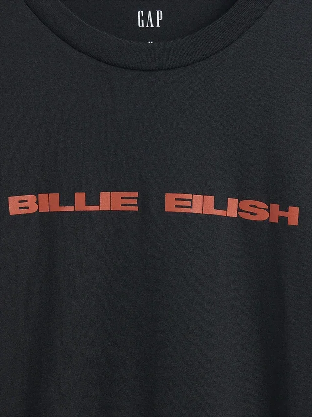 Camiseta con estampado de Billie Eilish
