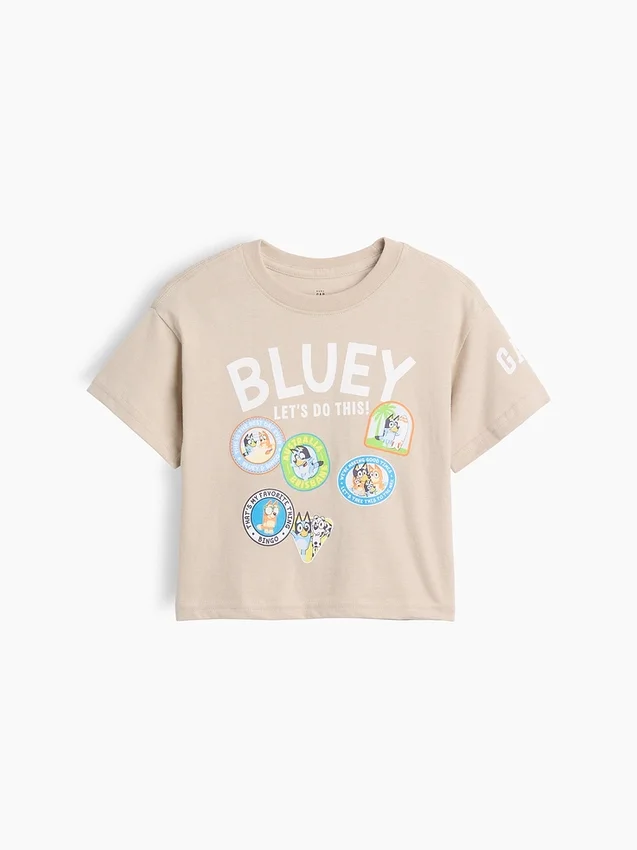 Camiseta con estampado de Bluey para bebés y niños