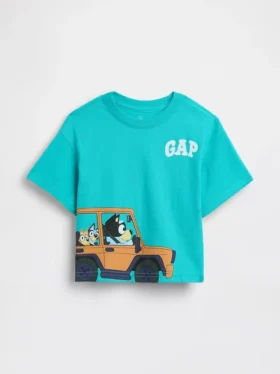 Camiseta con estampado de Bluey para bebés y niños