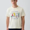 Camiseta con estampado de Gap Sport, de tejido grueso