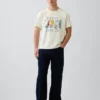 Camiseta con estampado de Gap Sport, de tejido grueso