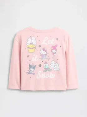 Camiseta con estampado de Hello Kitty para bebés y niños pequeños