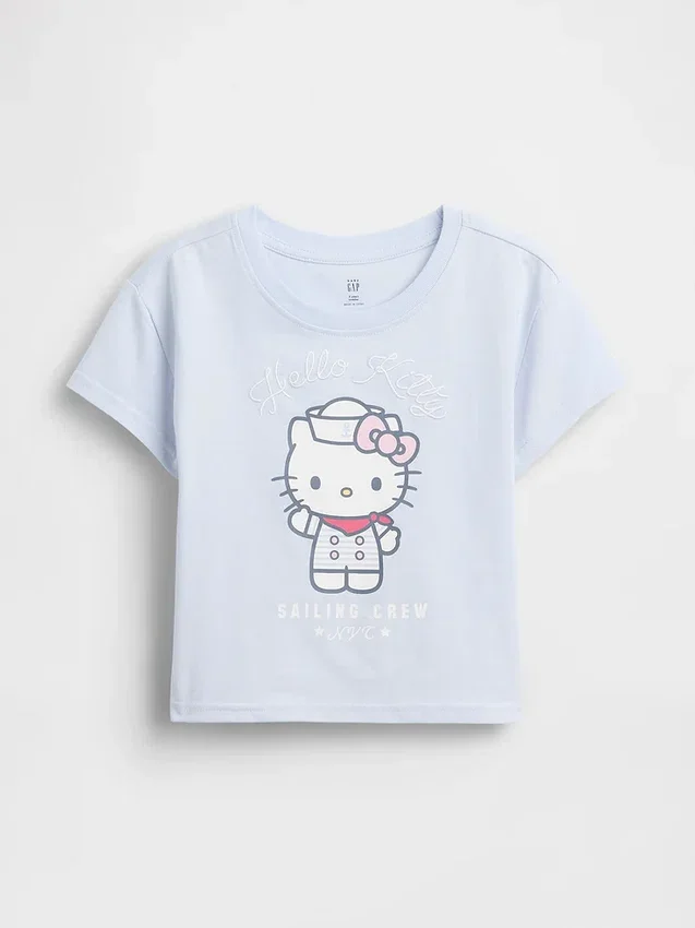 Camiseta con estampado de Hello Kitty para niños pequeños