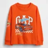 Camiseta con estampado de Hot Wheels para bebés y niños