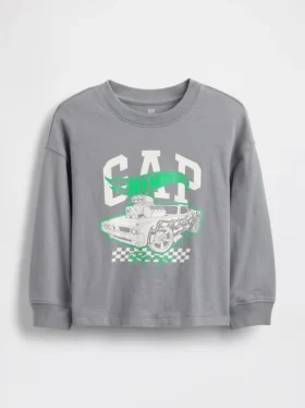 Camiseta con estampado de Hot Wheels para bebés y niños