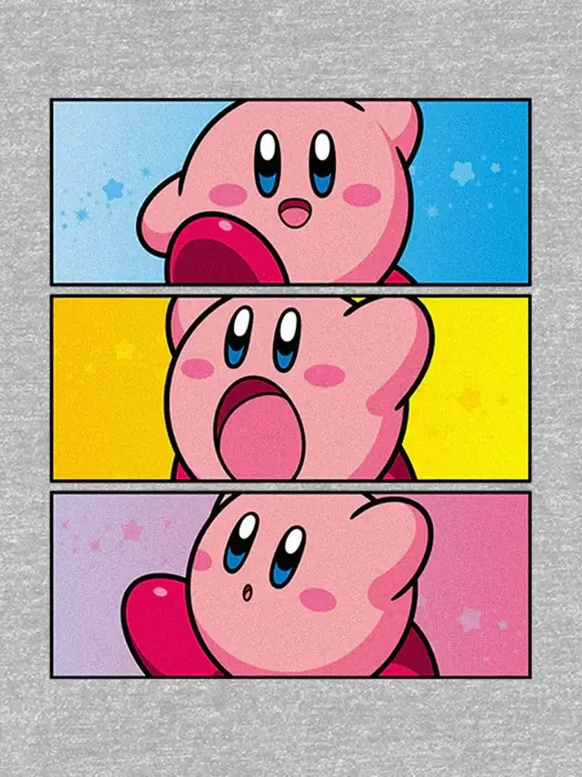Camiseta con estampado de Kirby de Nintendo para niños pequeños