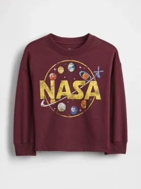 Camiseta con estampado de la NASA para bebés y niños