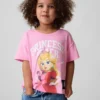 Camiseta con estampado de la princesa Peach para niños pequeños