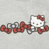Camiseta con estampado de lazos de Hello Kitty para niños pequeños