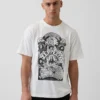 Camiseta con estampado de Led Zeppelin de corte holgado