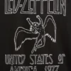 Camiseta con estampado de Led Zeppelin de corte holgado