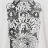 Camiseta con estampado de Led Zeppelin de corte holgado