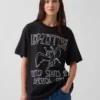 Camiseta con estampado de Led Zeppelin de corte holgado