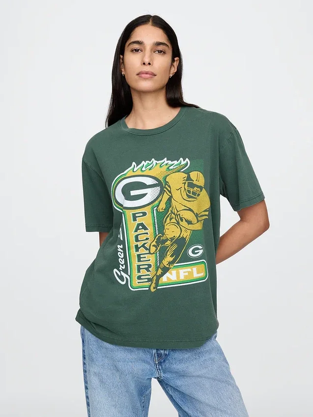 Camiseta con estampado de los Green Bay Packers de la NFL para adulto