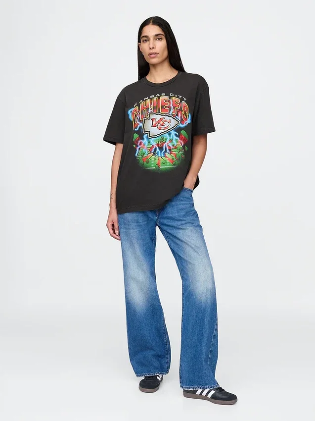 Camiseta con estampado de los Kansas City Chiefs de la NFL para adulto