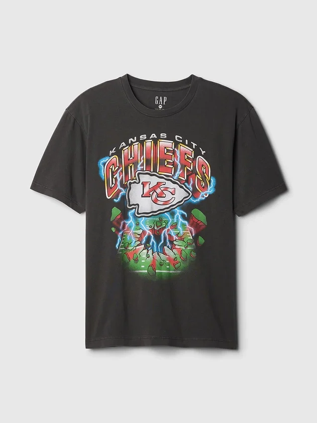 Camiseta con estampado de los Kansas City Chiefs de la NFL para adulto