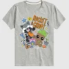 Camiseta con estampado de «Marvel Groot y Rocket» de pantalones cortos para niños pequeños