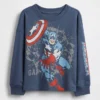 Camiseta con estampado de Marvel para bebés y niños