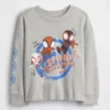 Camiseta con estampado de Marvel para bebés y niños