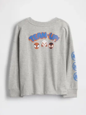 Camiseta con estampado de Marvel para bebés y niños