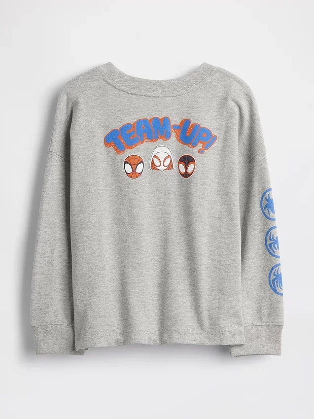 Camiseta con estampado de Marvel para bebés y niños