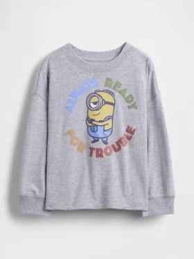 Camiseta con estampado de Minions para bebés y niños pequeños