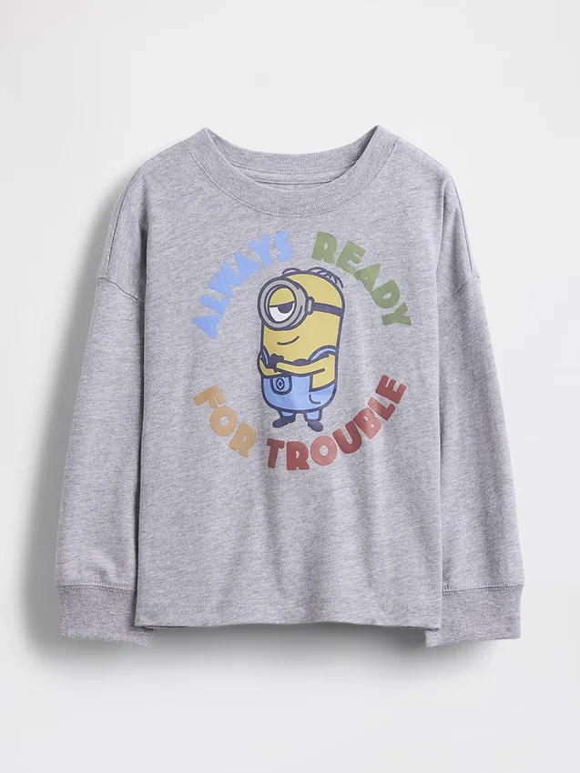 Camiseta con estampado de Minions para bebés y niños pequeños