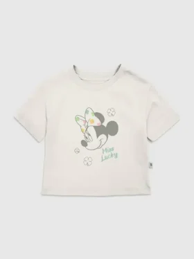 Camiseta con estampado de Minnie Mouse «Miss Lucky» para niños pequeños