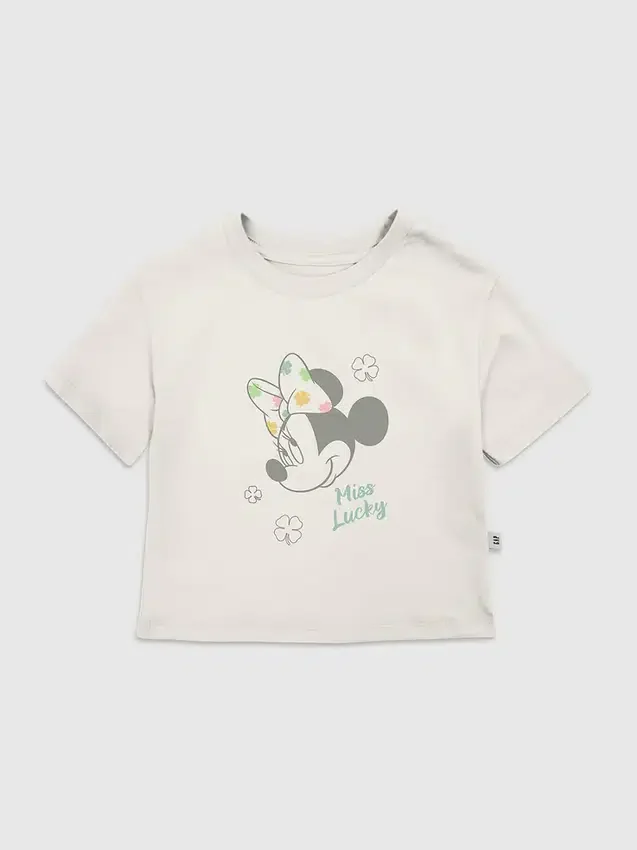 Camiseta con estampado de Minnie Mouse «Miss Lucky» para niños pequeños