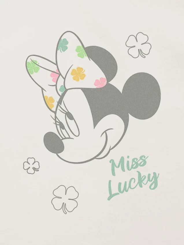 Camiseta con estampado de Minnie Mouse «Miss Lucky» para niños pequeños