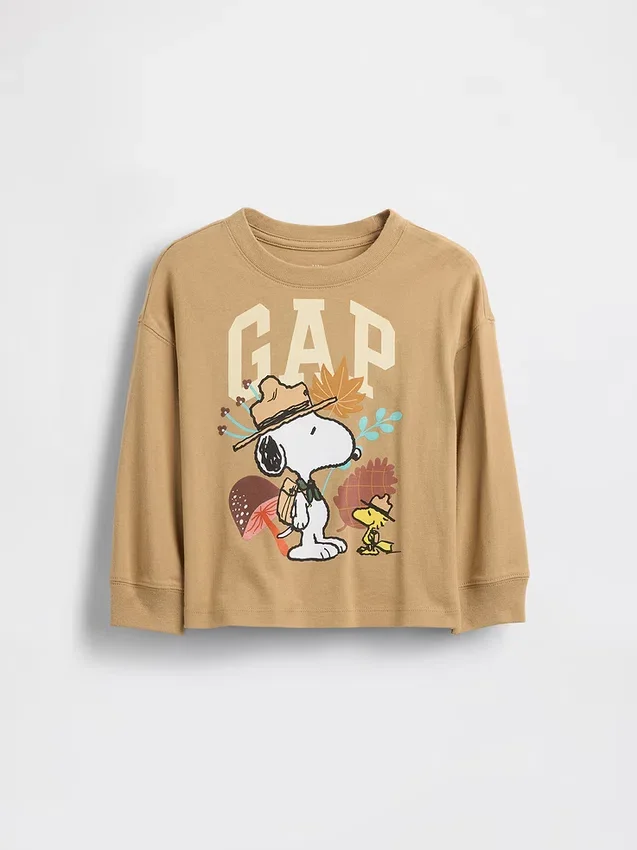 Camiseta con estampado de Peanuts «Acción de Gracias» para bebés y niños