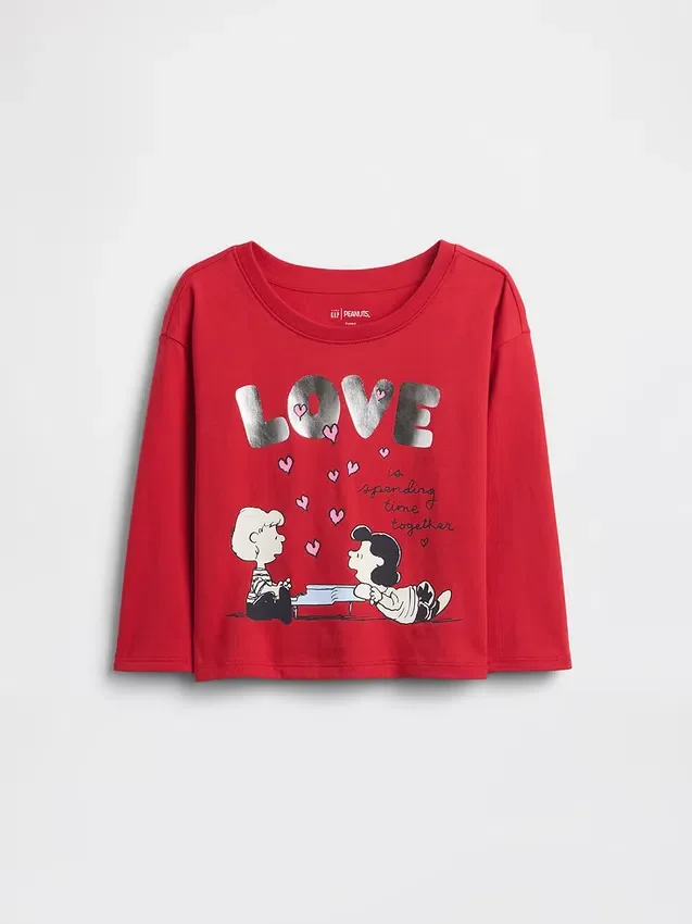Camiseta con estampado de Peanuts para bebés y niños pequeños