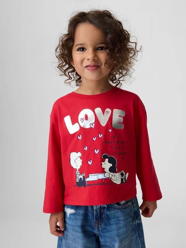 Camiseta con estampado de Peanuts para bebés y niños pequeños