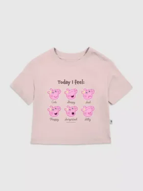 Camiseta con estampado de Peppa Pig «Moods» para niños pequeños