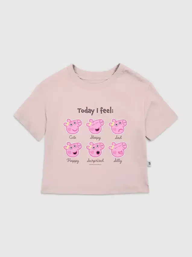 Camiseta con estampado de Peppa Pig «Moods» para niños pequeños
