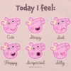 Camiseta con estampado de Peppa Pig «Moods» para niños pequeños