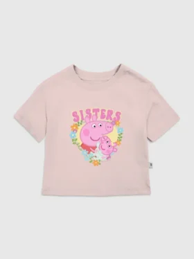 Camiseta con estampado de Peppa Pig «Sisters» para niños pequeños