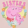 Camiseta con estampado de Peppa Pig «Sisters» para niños pequeños