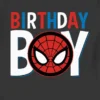 Camiseta con estampado de Spider-Man para niños pequeños («Birthday Boy»)