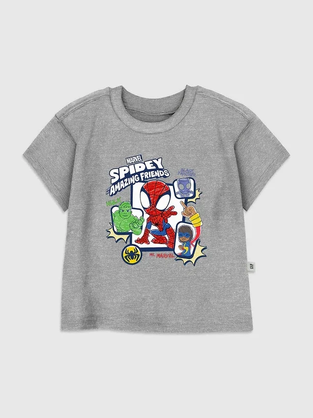 Camiseta con estampado de «Spidey and His Amazing Friends» para niños pequeños