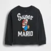 Camiseta con estampado de Super Mario para bebés y niños