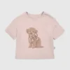 Camiseta con estampado «Doggie Bow» para niños pequeños