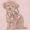 Camiseta con estampado «Doggie Bow» para niños pequeños