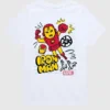 Camiseta con estampado «Doodle» de Iron Man de Marvel para niños pequeños, de pantalones cortos