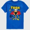 Camiseta con estampado «Doodle» de Thor de Marvel para niños pequeños, de pantalones cortos
