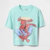 Camiseta con estampado gráfico oversize de Marvel para bebés y niños